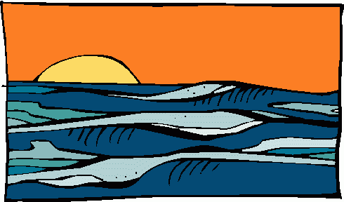 sunset clip art gallery