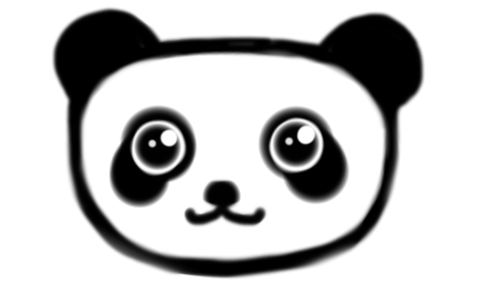 panda face clipart - photo #35