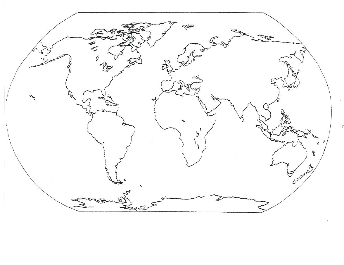 Free World Map Black And White Outline, Download Free World Map Black And  White Outline png images, Free ClipArts on Clipart Library