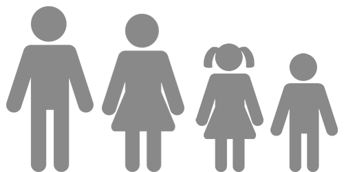 Family Clipart 5 People