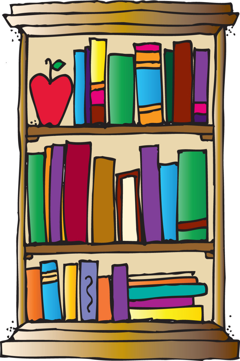 bookshelf cartoon png