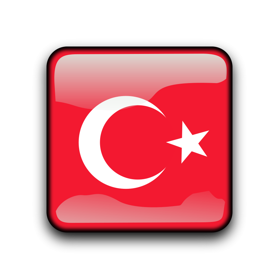 Turkey TR Flag Clipart, vector clip art online, royalty free 