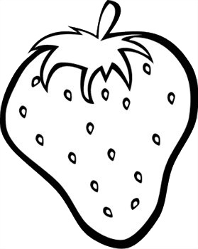 Fruit And Vegetable Clipart Black And White 