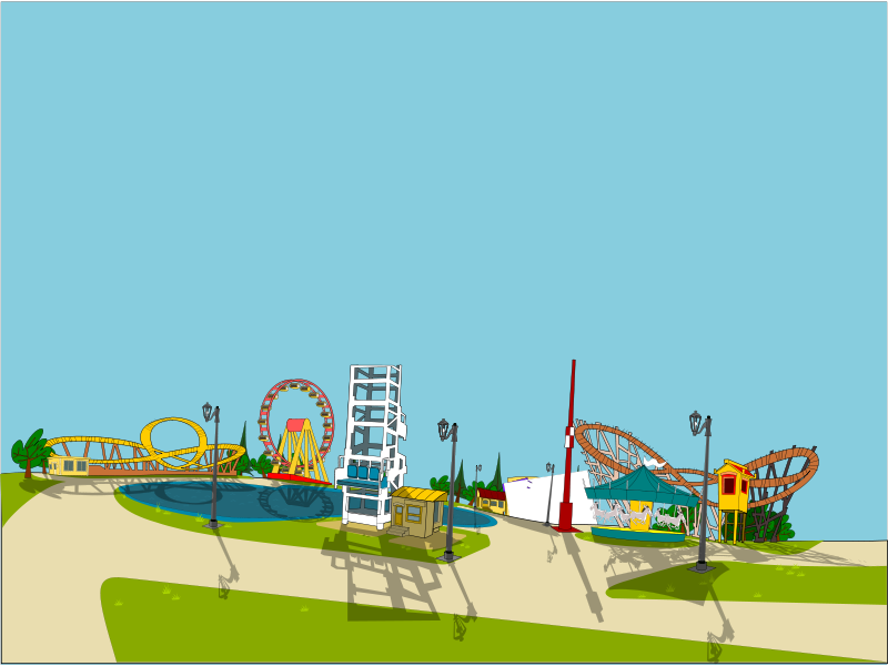 Free Clipart: Amusement Park