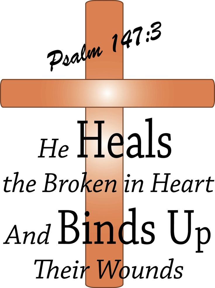 clipart of with a bible saying healing