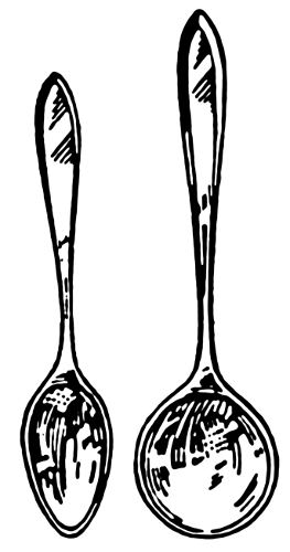 Free Spoons Clipart, 1 page of Public Domain Clip Art