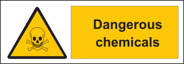 Dangerous Chemicals Warning Clip Art 