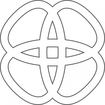 Celtic Knots clip art Free vector in Open office drawing svg