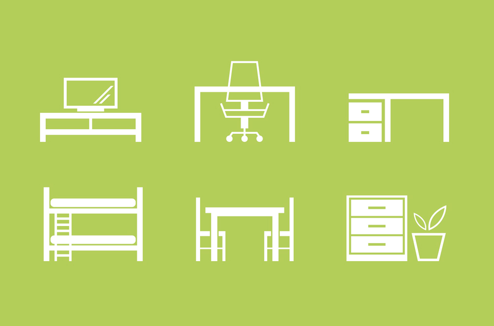 Furniture Icons, Clipart