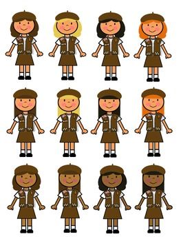 Brownie Girl Scout Clip Art