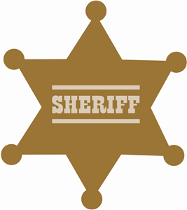 Sheriff badge police badges clip art clipart image
