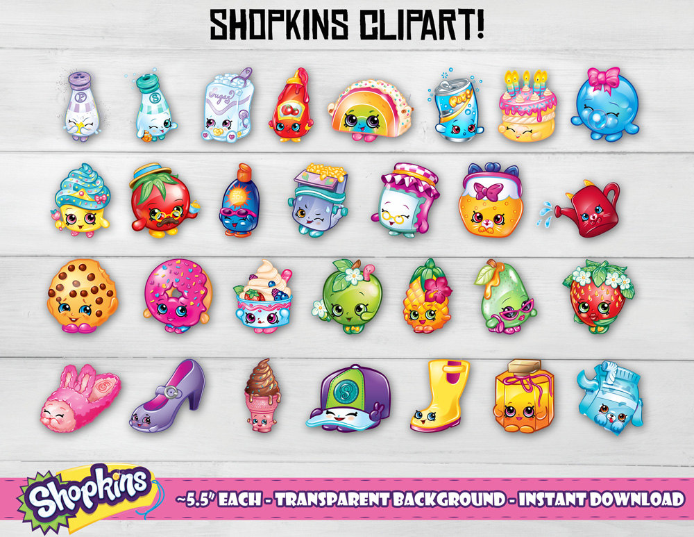 Popular items for shopkins clipart