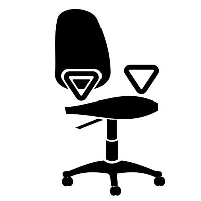 Red Office Chair Psd Icon Free Vectors Clipart Office Chair