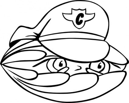Clam Clipart Black And White