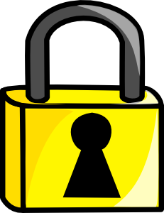 Closed Lock Clip Art