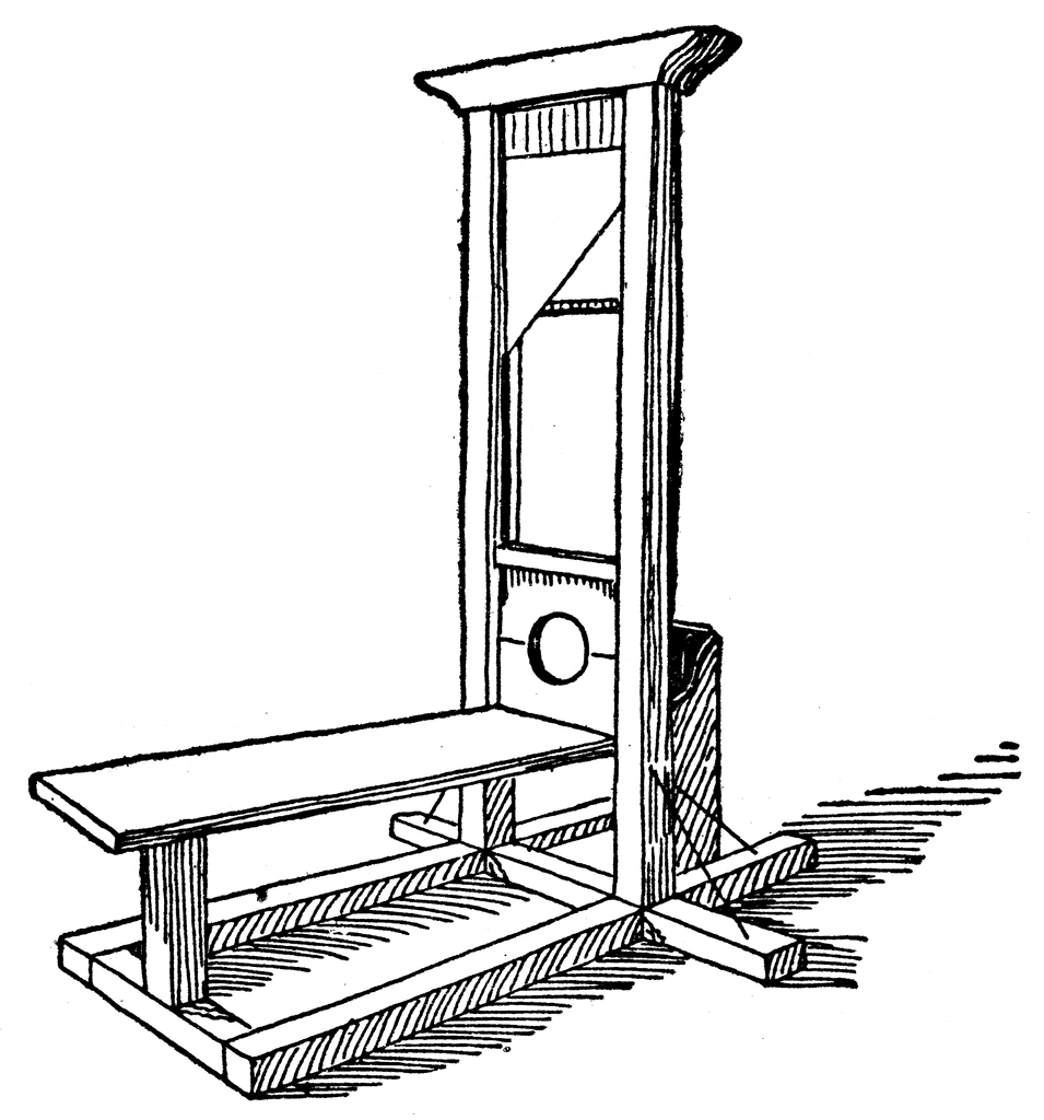 Guillotine French Revolution Drawing Clip Art Library