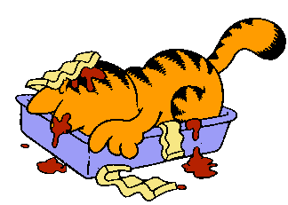 Lasagna Garfield Transparent Background