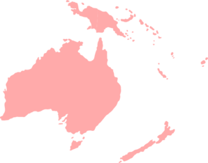 Montessori Australia Continent Map Outline Clip Art