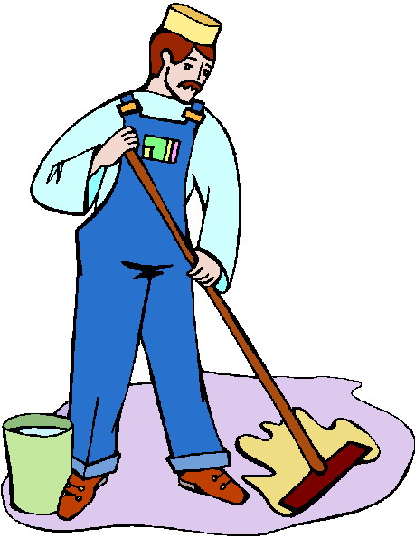 school janitor clipart - photo #11
