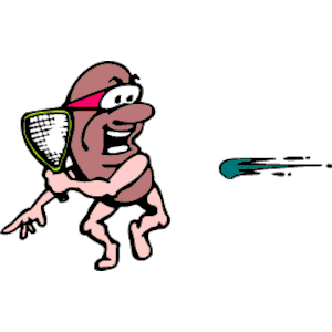Racquetball Player clipart, cliparts of Racquetball Player free