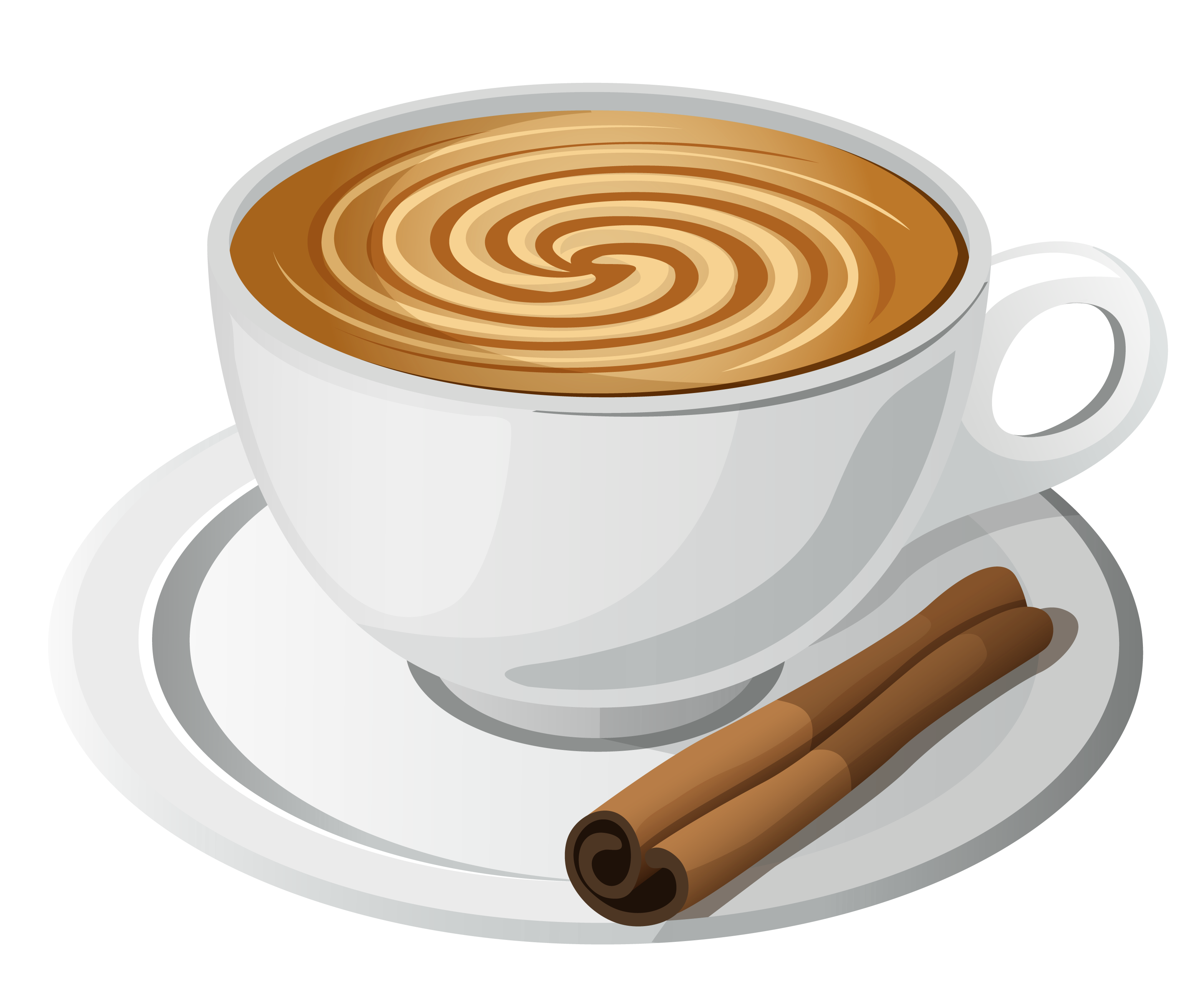 Coffee with Cinnamon PNG Clipart
