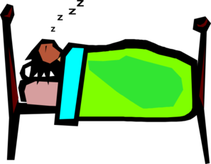 Sleeping Cartoon Person