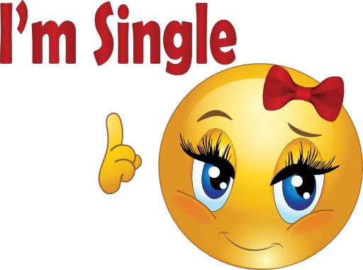 Single Girl Smiley Emoticon Clipart 
