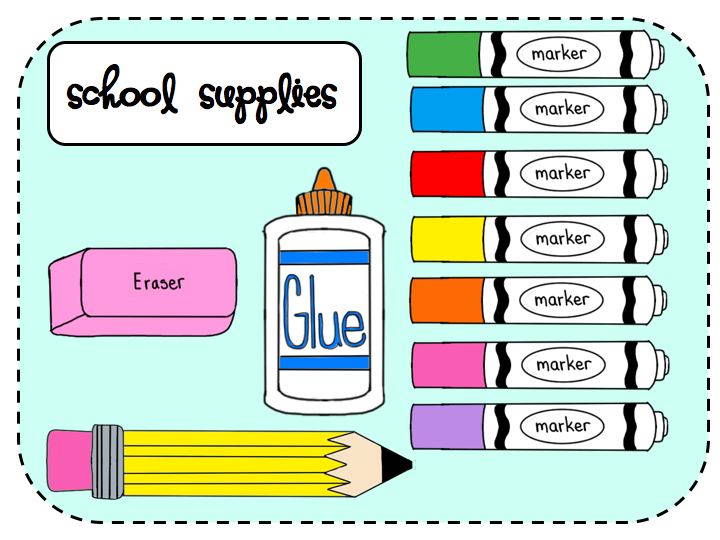 clipart of school supplies - photo #35