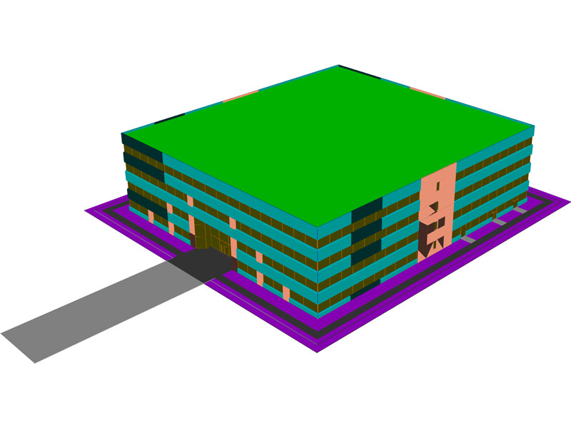 Microchip Office Building 3D Model Download