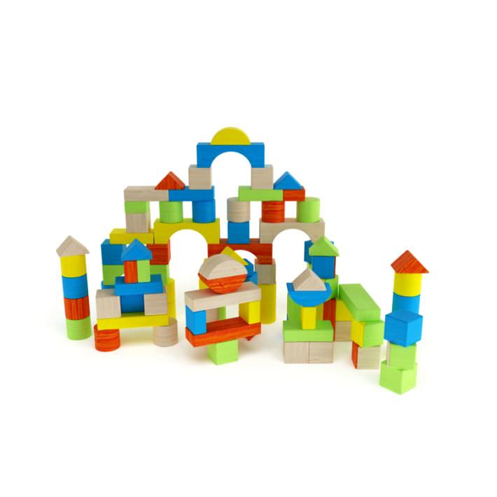 Building Block Castle 3D Model