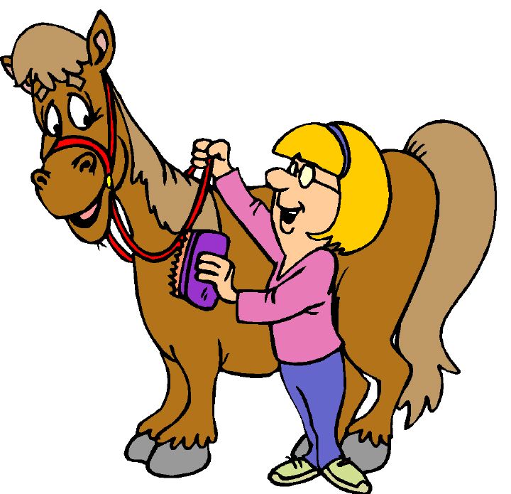 horse and girl clipart - photo #43