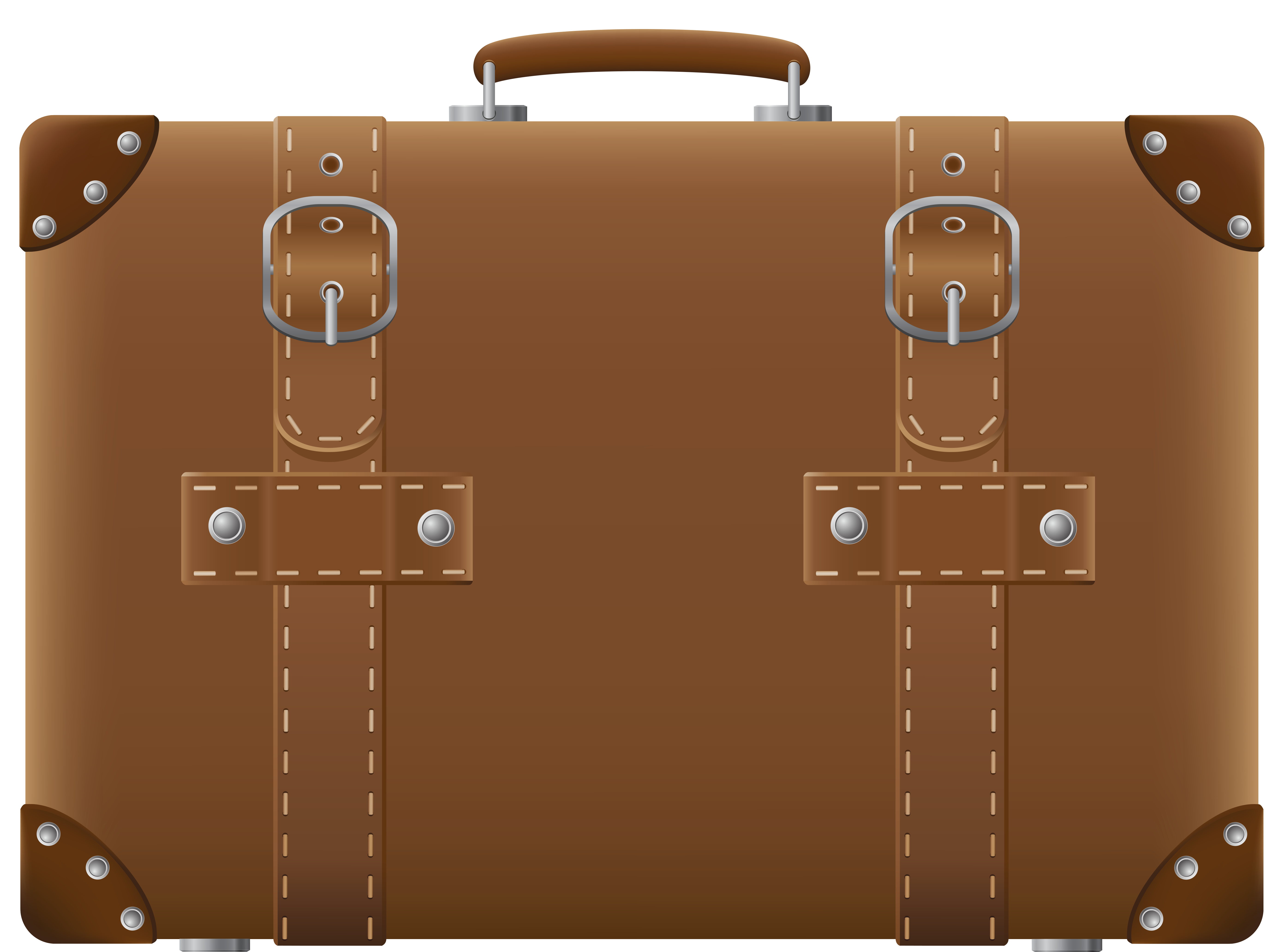 Brown Suitcase PNG Clipart Picture 