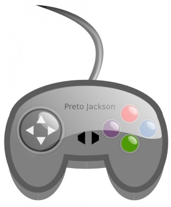 Game Controller clip art Free vector in Open office drawing svg 