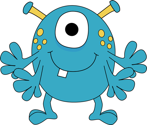 Little Monsters Free Clipart