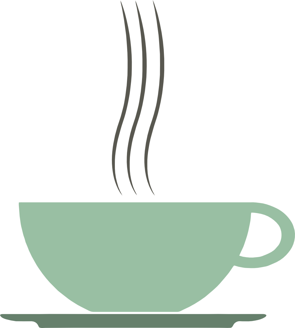 Clip Art: Tikigiki Misc Coffee Cup 10 Squiggly SVG
