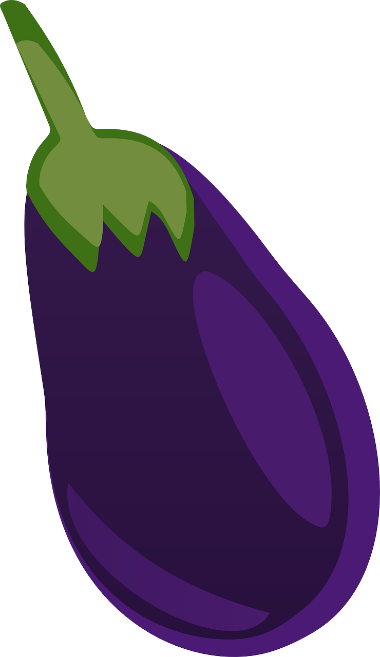 clipart black and white eggplant - photo #12