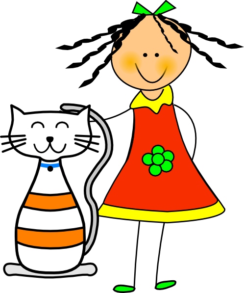Clip Arts Related To : cat and girl clipart. view all Pat Cliparts). 