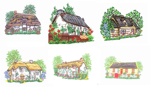 Thatched Cottages by Glenn Harris OUT