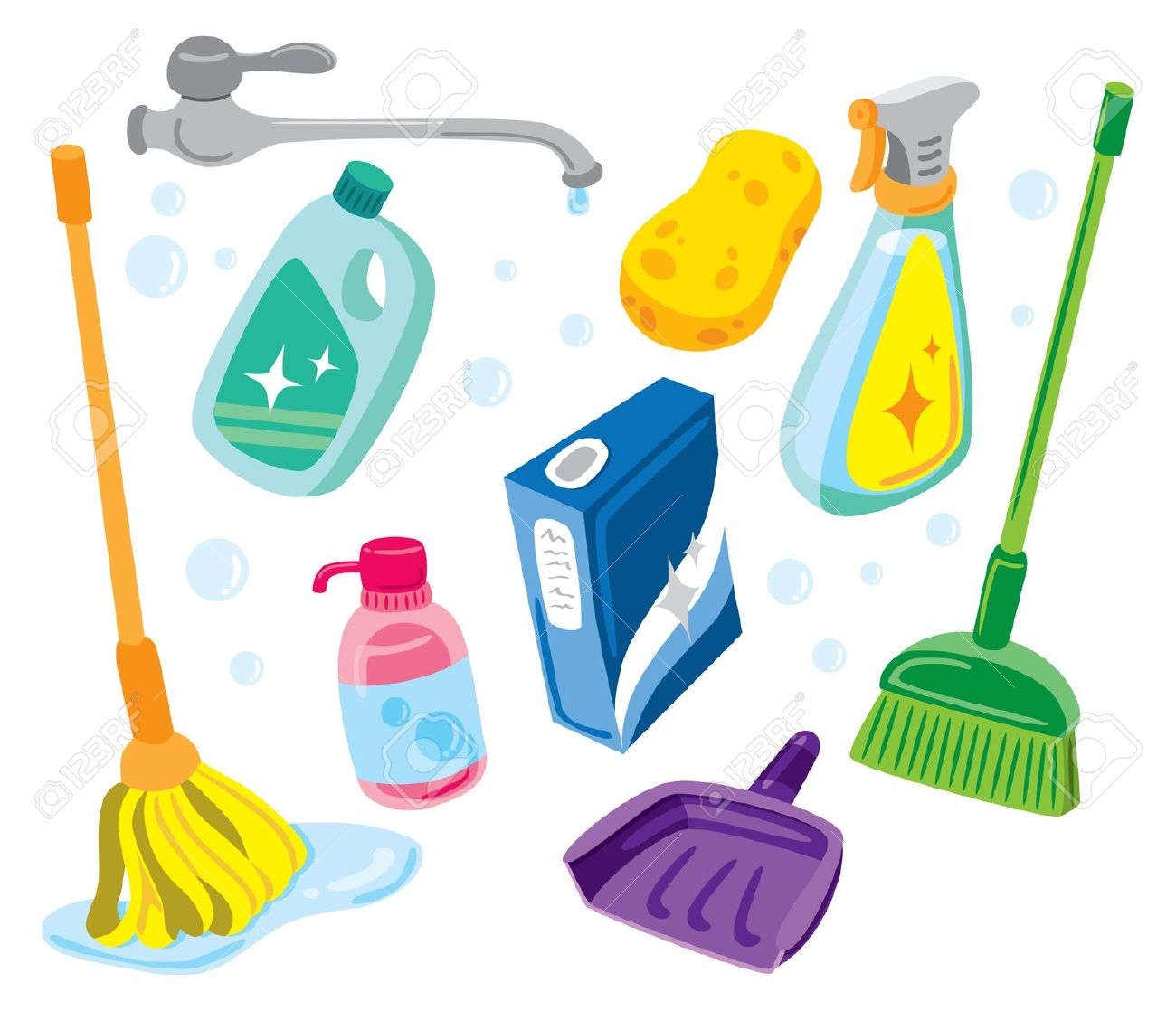 Home Office : The Most Incredible Janitorial Supplies Clipart