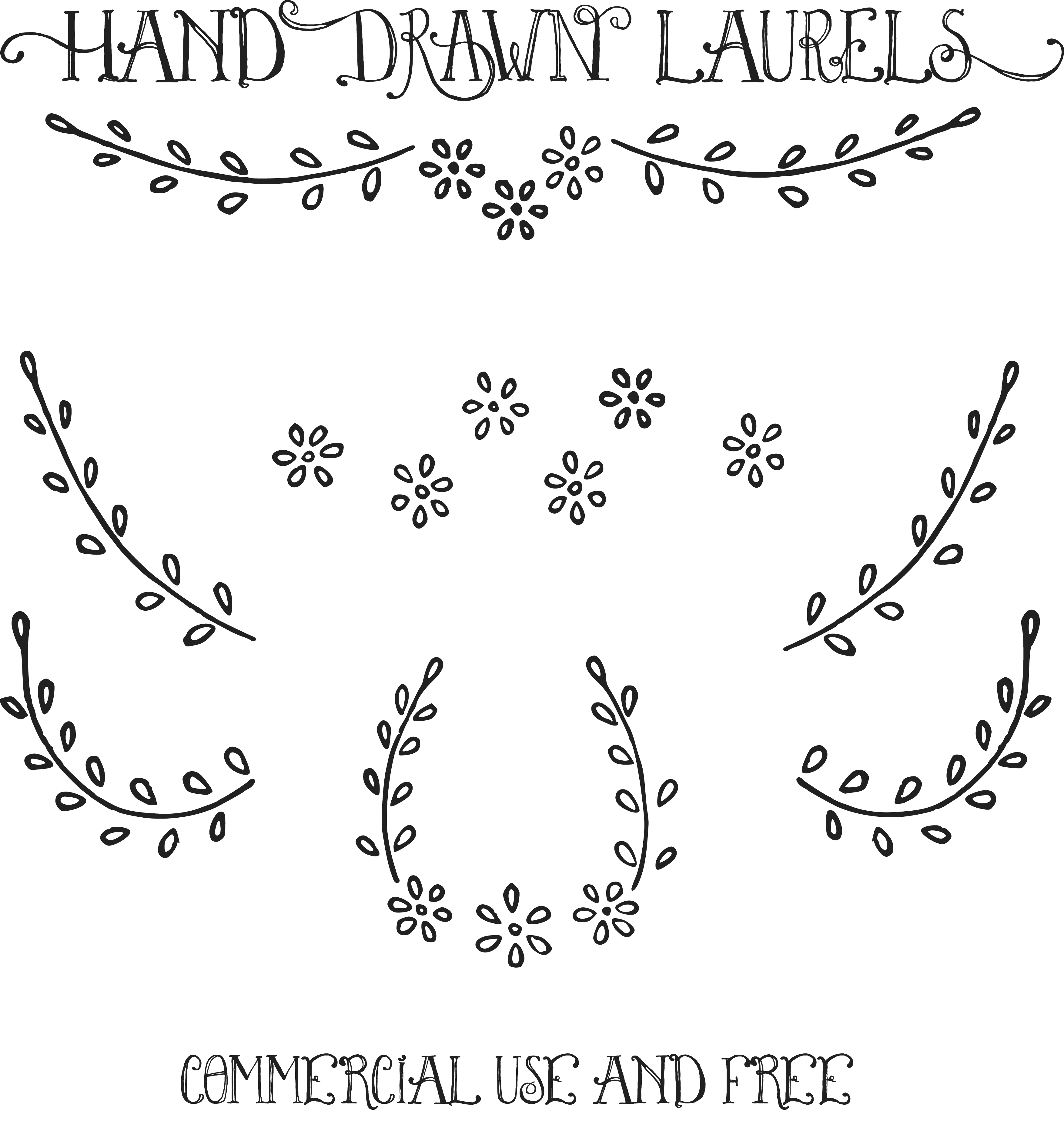 laurels clipart vector free