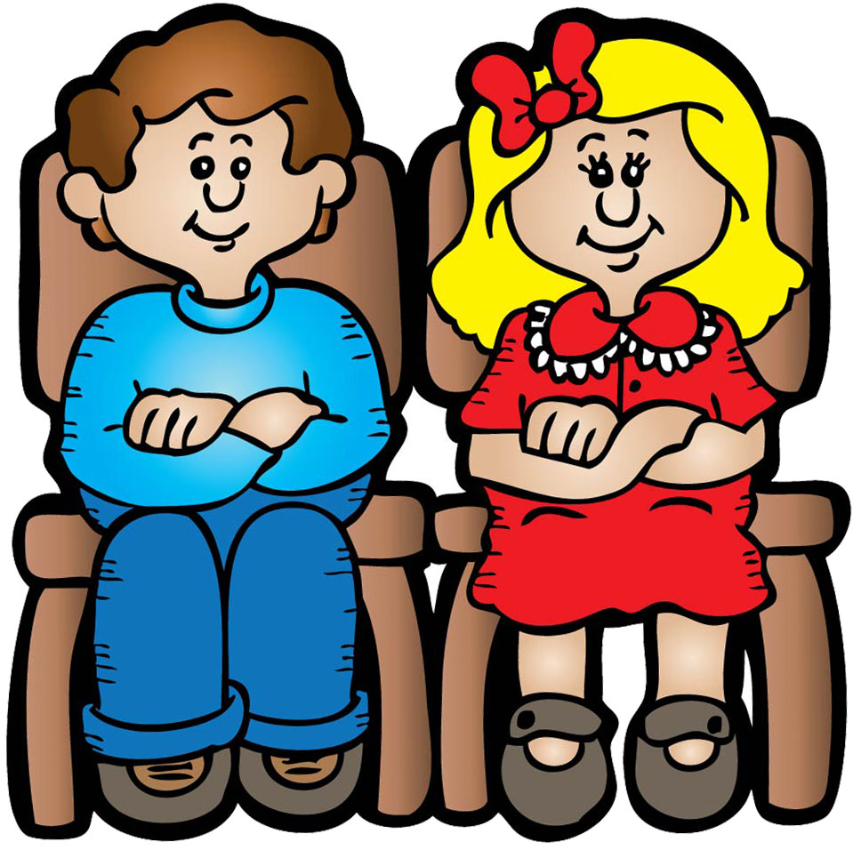sit quietly clipart - photo #16