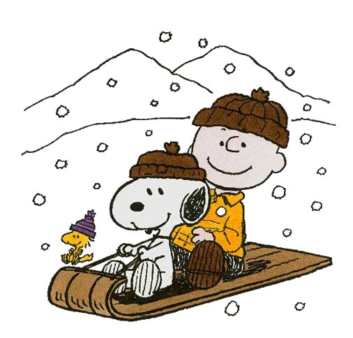 snoopy winter clipart.