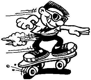 Skating skate competition clip art free vector image