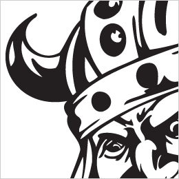 Viking Mascot Clipart 