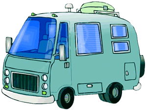 Free Camping Clipart ??� for Labor Day Weekend, tent and RV camping 