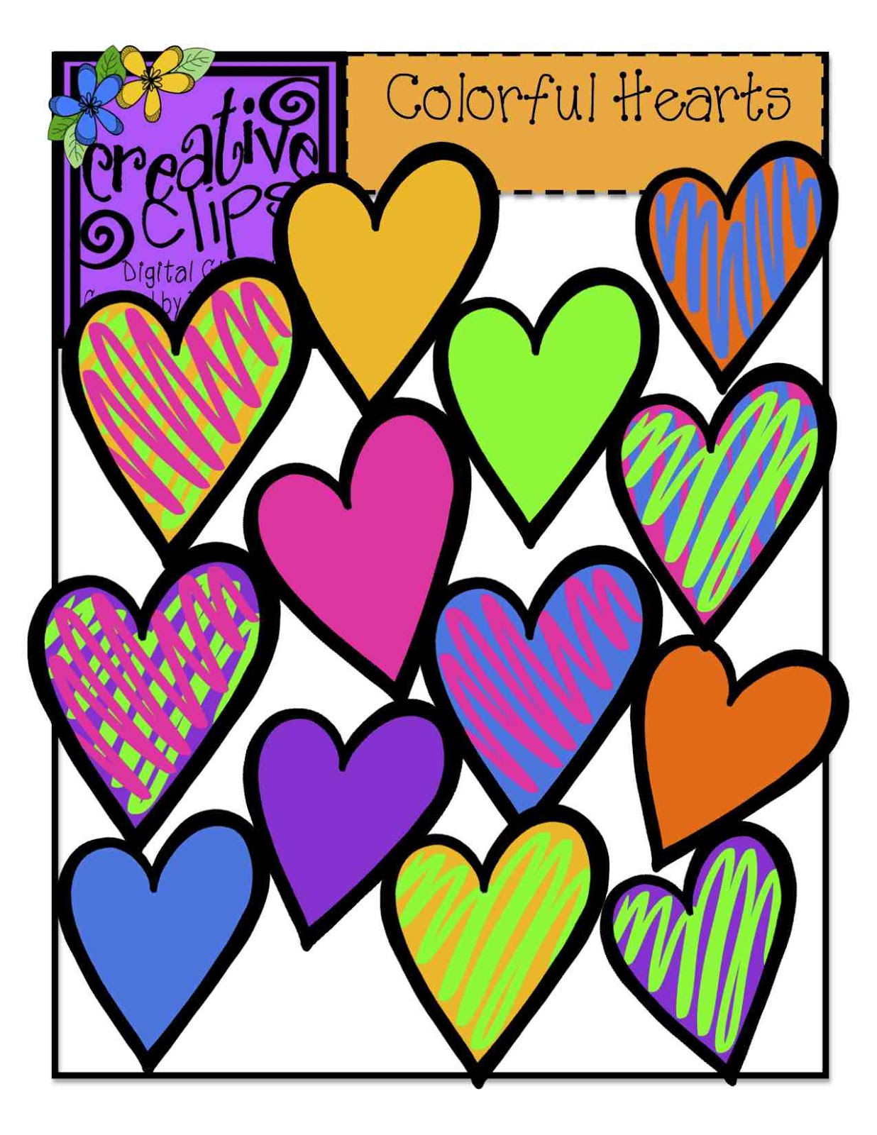 The Creative Chalkboard: You can have my heart {clipart} for free :)