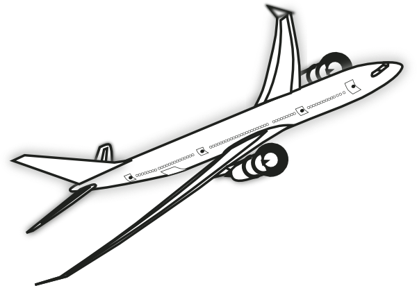 free travel clipart black and white - photo #28
