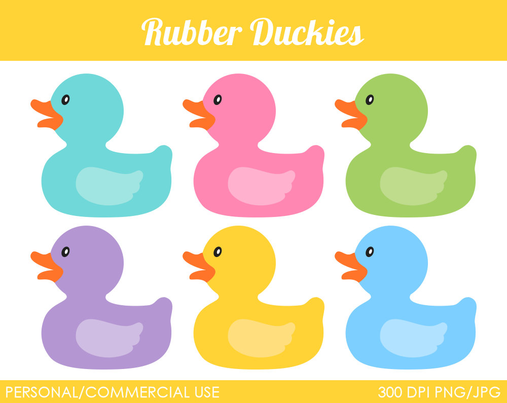 Rubber Ducky Border Clipart