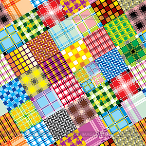 Textile patchwork cell