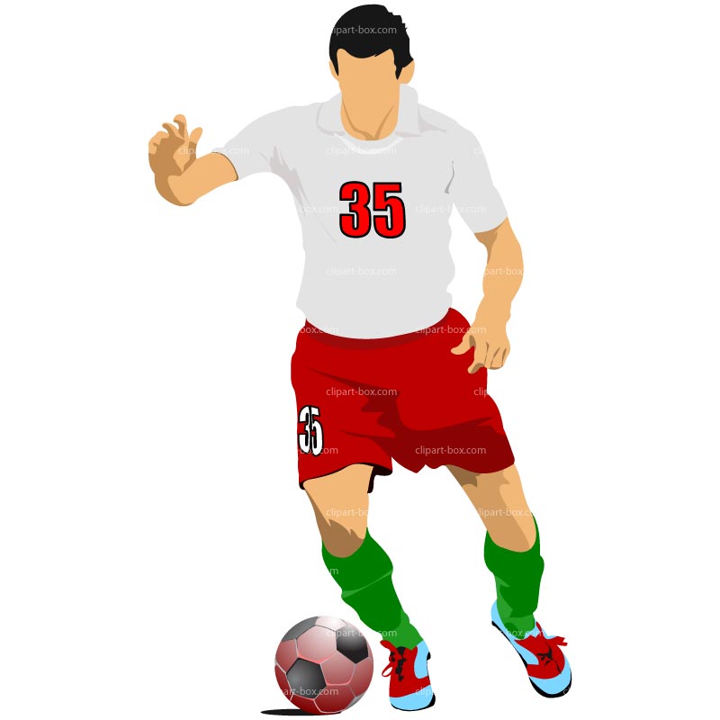 CLIPART SOCCER PLAYER